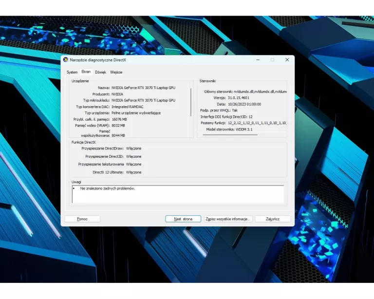 LAPTOP ACER PREDATOR HELIOS 300 I9-12900H RTX 3070TI 16GB 1TB SSD IPS 165H