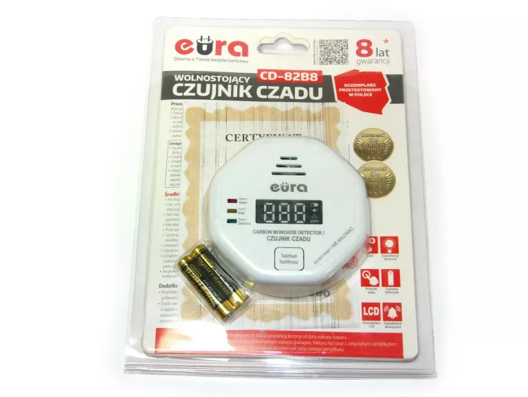 CZUJNIK CZADU EURA CD-82B8 WOLNOSTOJĄCY
