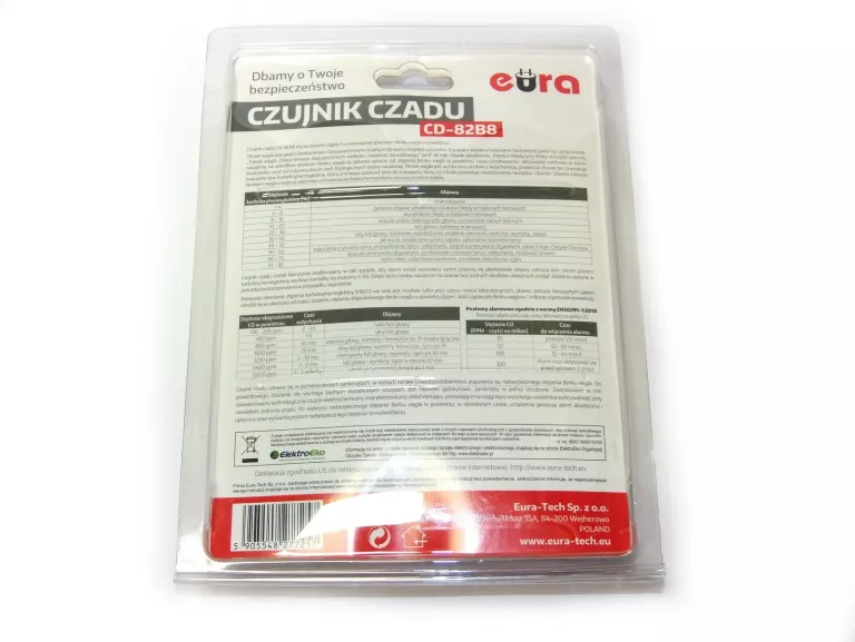 CZUJNIK CZADU EURA CD-82B8 WOLNOSTOJĄCY