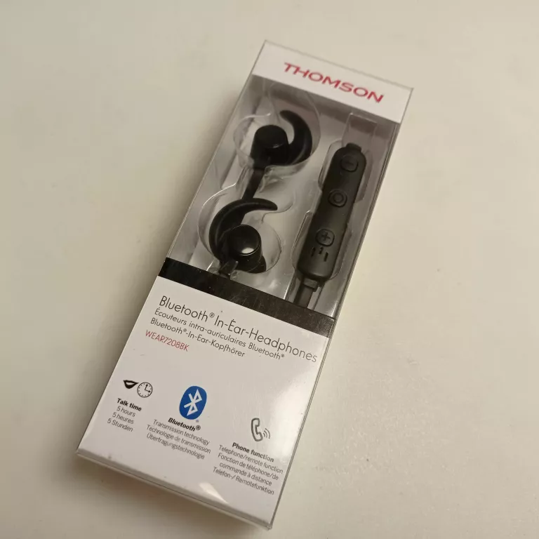 SŁUCHAWKI BEZPRZEWODOWE DOUSZNE THOMSON WEAR7208BK