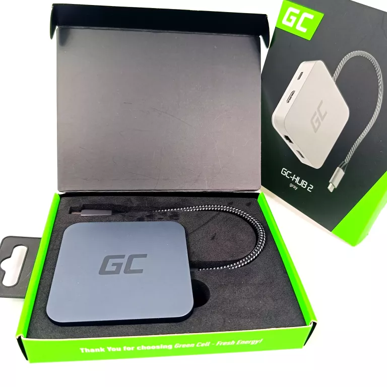 HUB USB GREEN CELL AK61