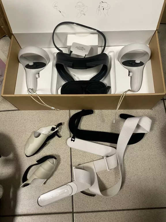 OCULUS QUEST 2 64GB GOGLE VR KOMPLET