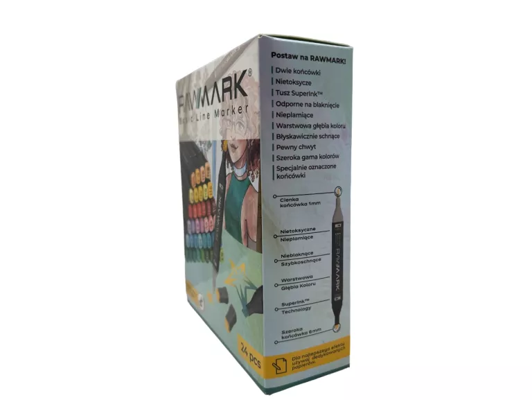 pisaki-rawmark-24-szt-basic-line-marker-marka-rawmark