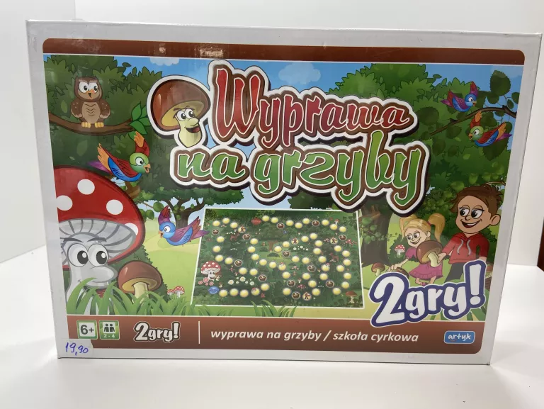 GRA PLANSZOWA WYPRAWA NA GRZYBY / SZKOŁA CYRKOWA