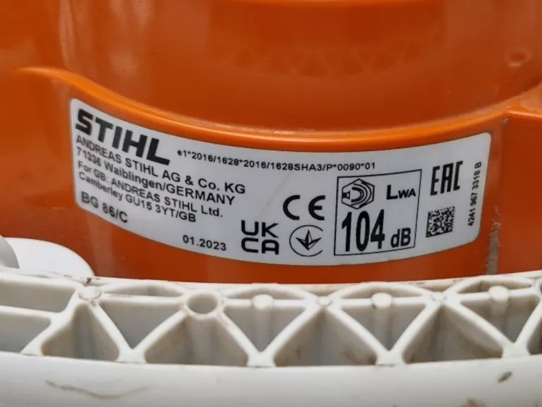DMUCHAWA SPALINOWA STIHL BG 86 2023