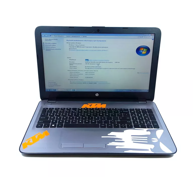 LAPTOP HP 3165NGW 4/465 GB AMD A6-7310 WIN 7 HOME PREMIUM