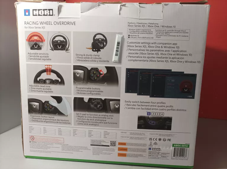 HORI RACING WHEEL KIEROWNICA XBOX ONE & SERIES S/X
