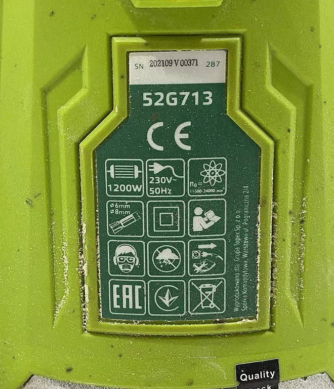 VERTO 52G713 FREZARKA GÓRNOWRZECIONOWA 1200 W