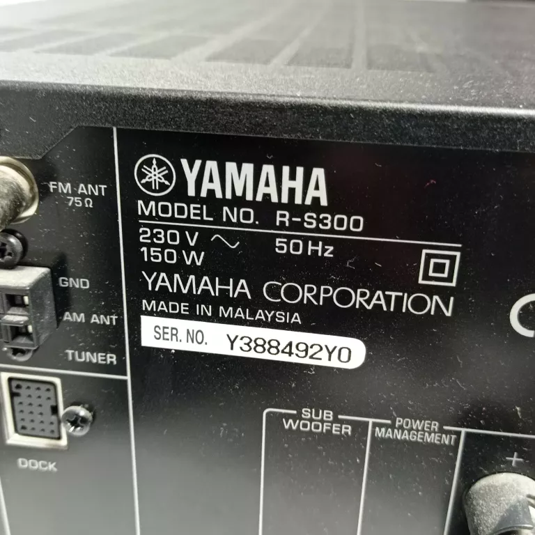 AMPLITUNER YAMAHA R-S300 PILOT #SUPERSTAN!