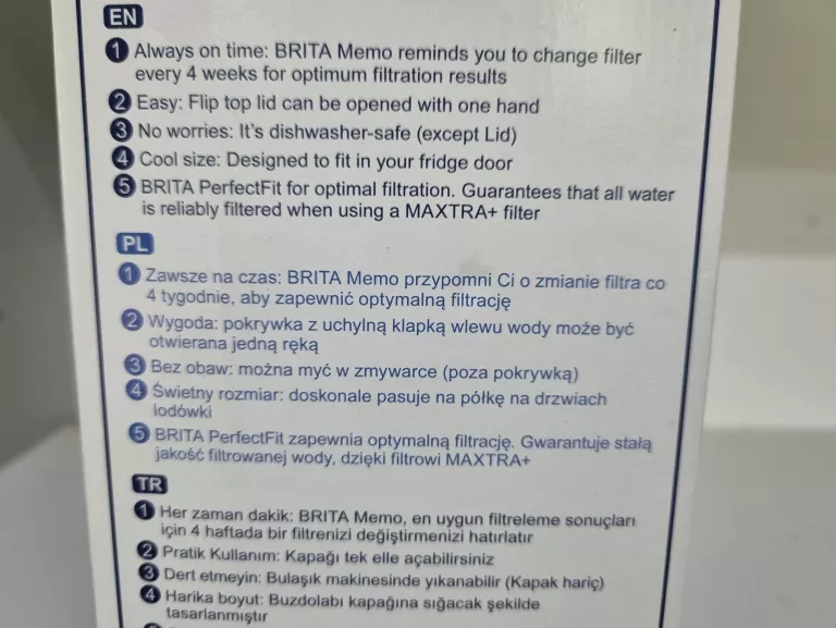 DZBANEK FILTRUJĄCY BRITA MARELLA 2,4 L BIAŁY