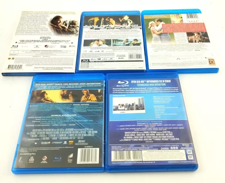 FILMY BLU RAY 5SZT
