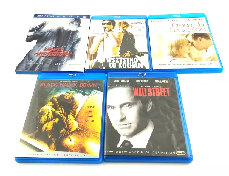 FILMY BLU RAY 5SZT