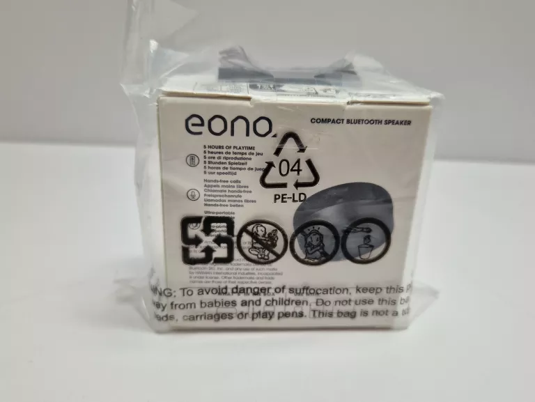 MINI GŁOŚNIK PRZENOŚNY BLUETOOTH EONO CZARNY 2.5W