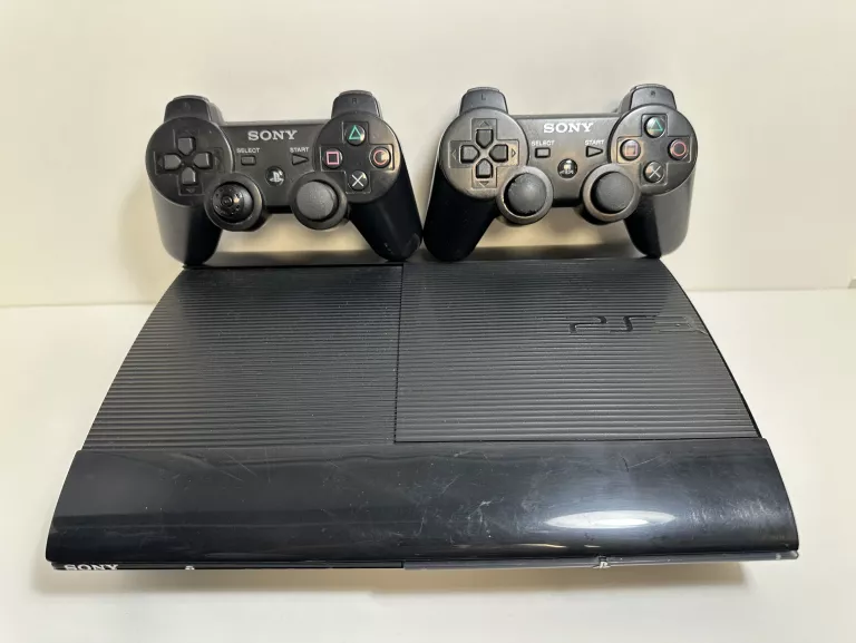 KONSOLA SONY PS3 SUPER SLIM 12GB 2X PAD/FIFA 19 WARTO/OKAZJA