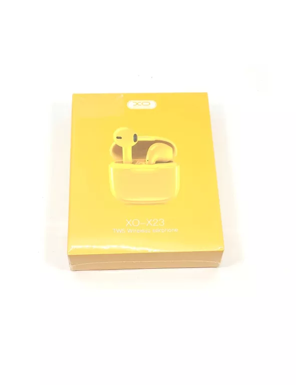 XO SŁUCHAWKI BLUETOOTH X23 TWS ŻÓŁTE