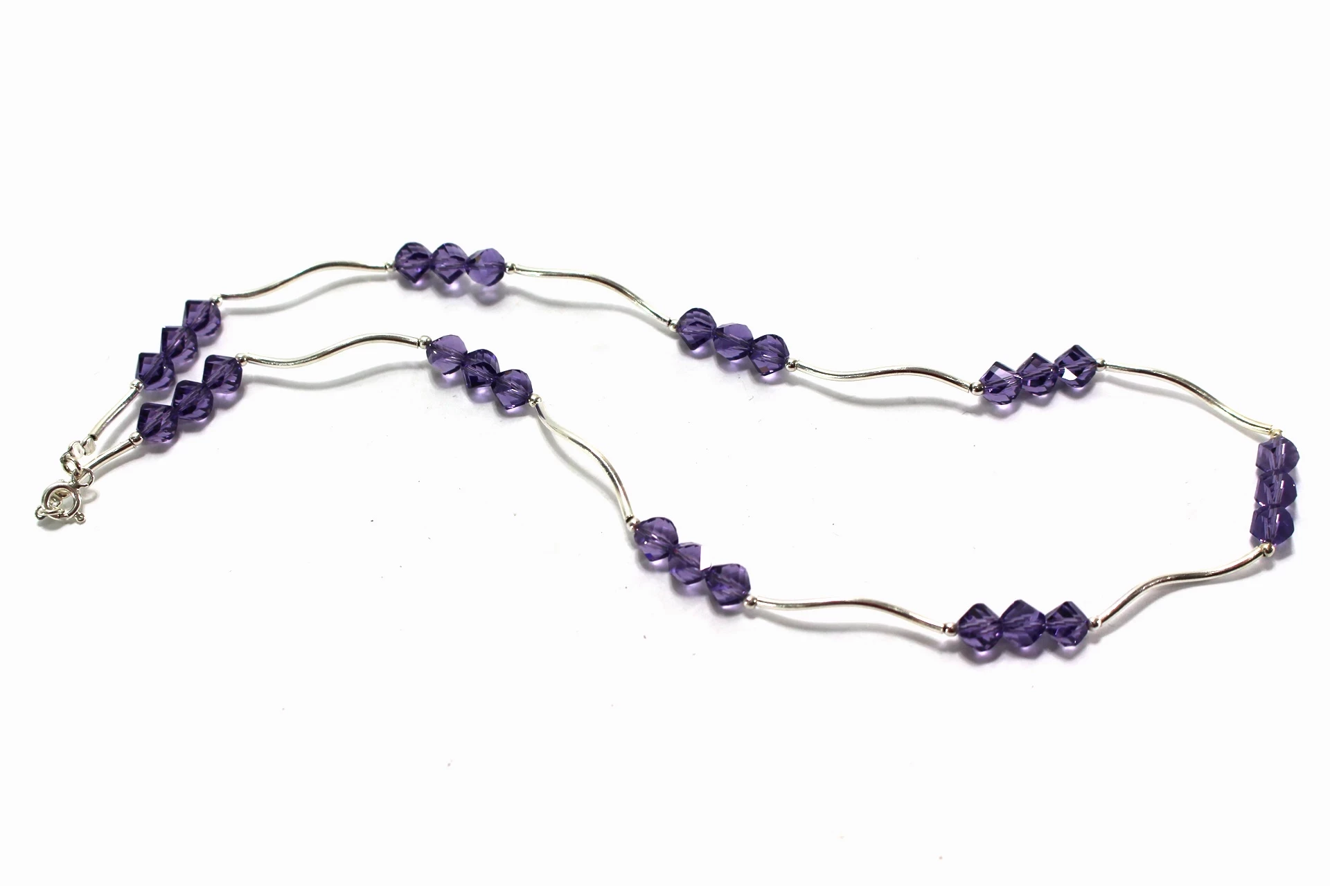 wspanialy-srebrny-naszyjnik-z-fioletowymi-oczkami-105g-p925-42cm-rodzaj-2205-2