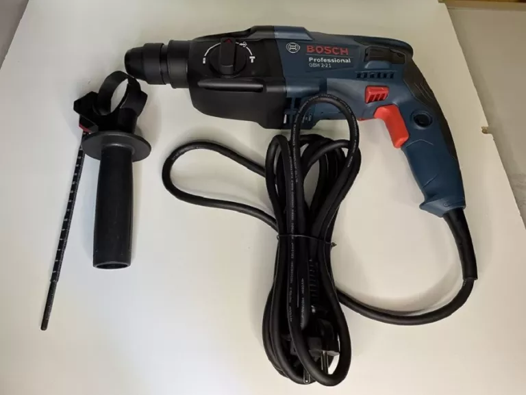 MŁOT UDAROWY BOSCH GBH 2-21 + UCHWYT, OGRANICZNIK GŁĘBOKOŚCI SDS PLUS 720W