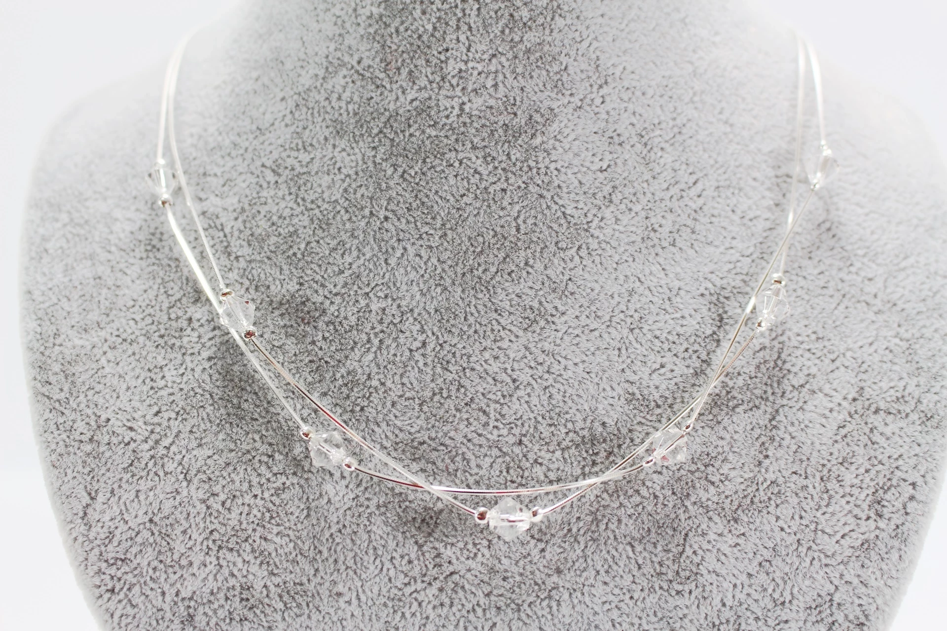 wspanialy-podwojny-naszyjnik-srebrny-z-bezbarwnymi-oczkami-p925-69g-44cm-stan-11323-2