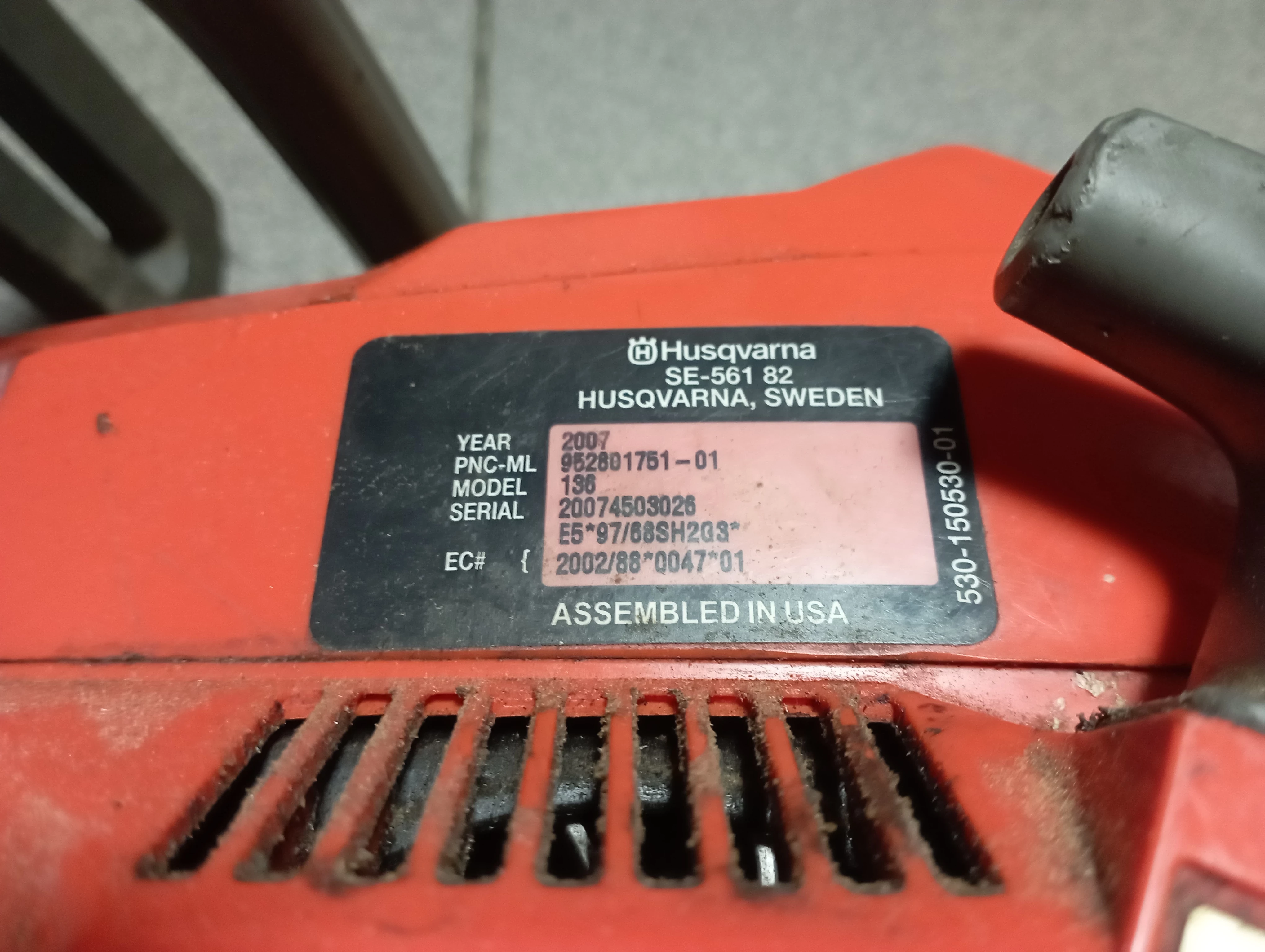 pila-spalinowa-husqvarna-136-bn-stan-uzywany