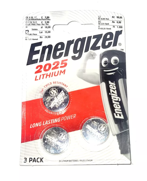 BATERIE ENERGIZER 2025