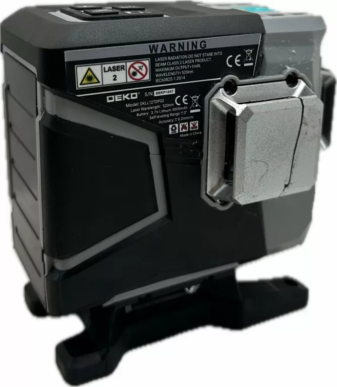 DEKO DKLL12TDP02-S1 LASER LINIOWY ZIELONY 3X360