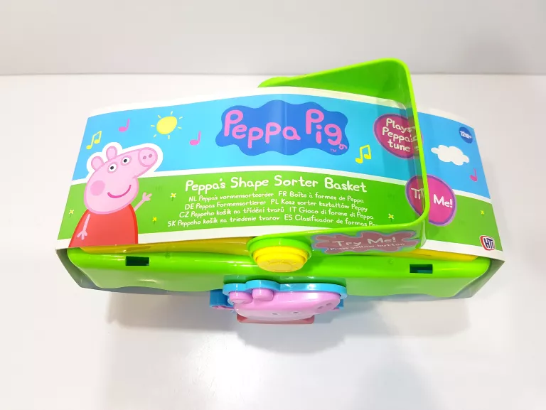PEPPA PIG SHAPE SORTER BASKET 3011858 Sortery Loombard.pl