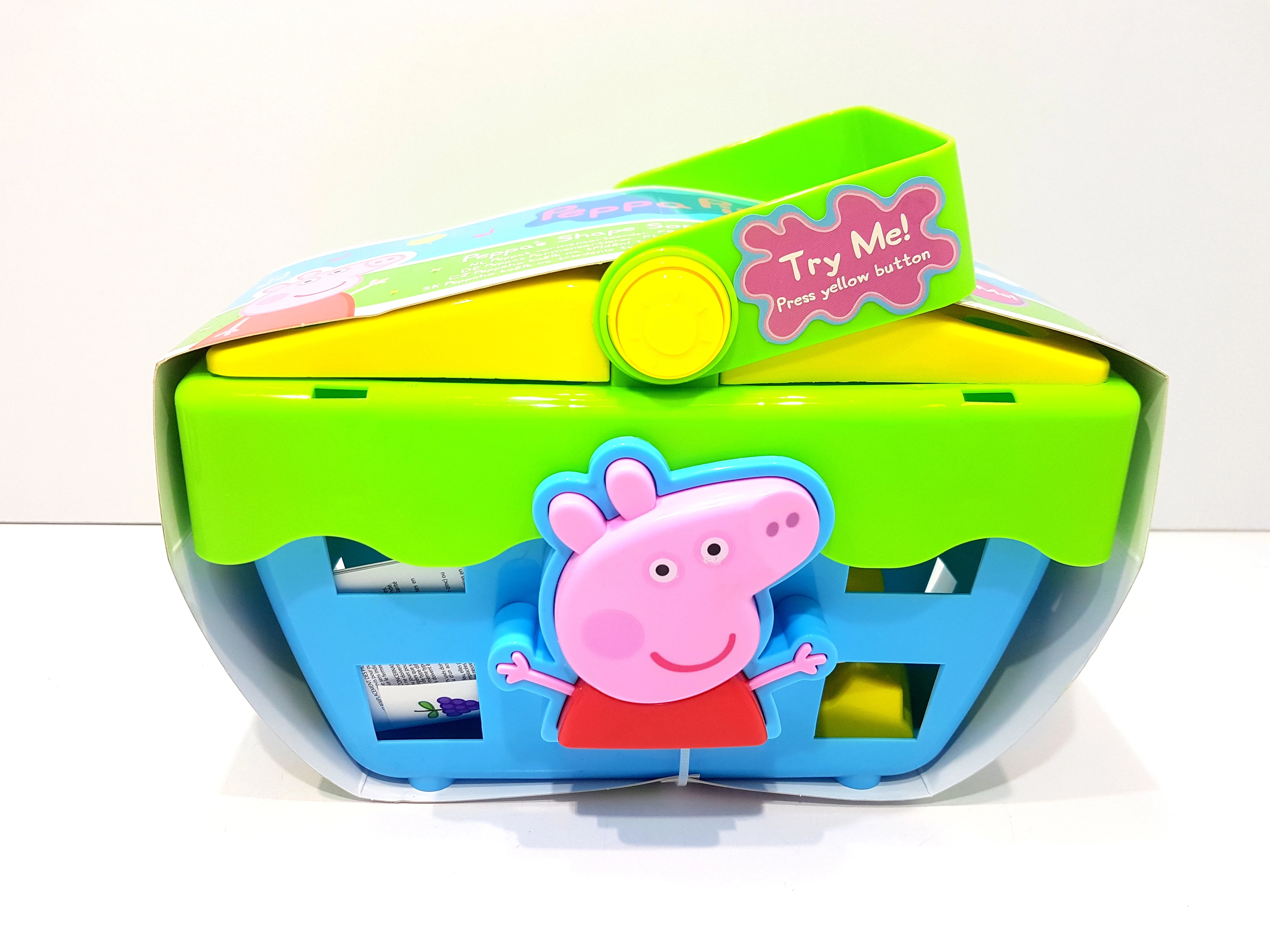 PEPPA PIG SHAPE SORTER BASKET 3011858 Sortery Loombard.pl