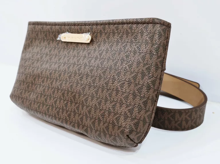 TOREBKA MICHAEL KORS BRĄZOWA SASZETKA NERKA