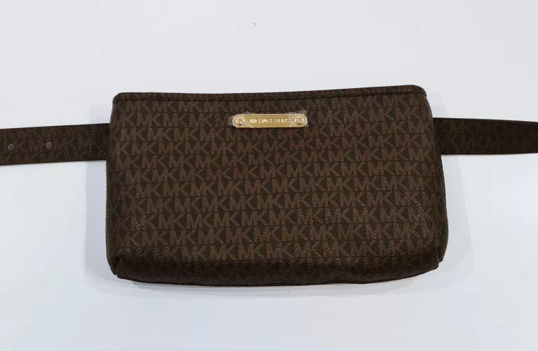 TOREBKA MICHAEL KORS BRĄZOWA SASZETKA NERKA