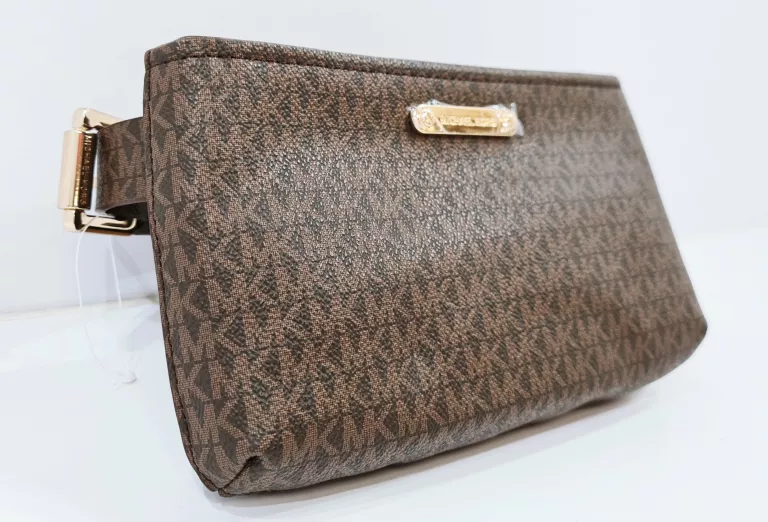TOREBKA MICHAEL KORS BRĄZOWA SASZETKA NERKA