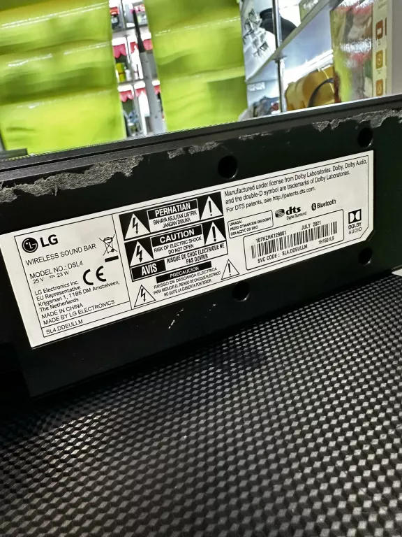 SOUNDBAR LG SN4 2.1 BLUETOOTH