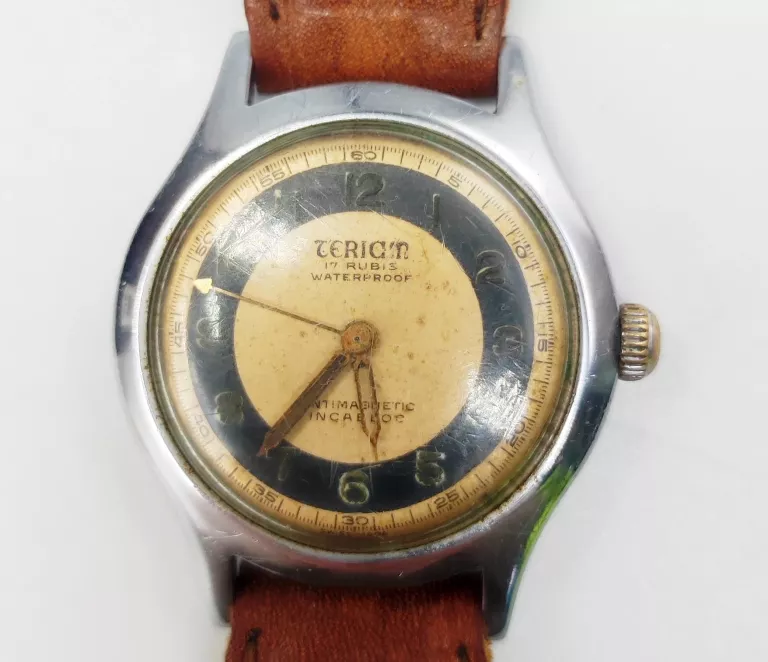 STARY SZWAJCARSKI ZEGAREK MECHANICZNY TERIAM 6011 Z LAT 50.