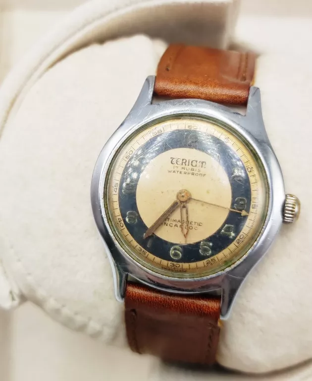 STARY SZWAJCARSKI ZEGAREK MECHANICZNY TERIAM 6011 Z LAT 50.