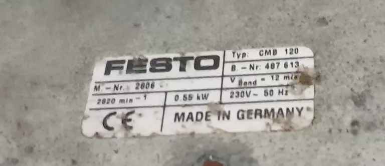 SZLIFIERKA TAŚMOWA FESTO CMS-MOD-BS 120 FESTO CMB 120