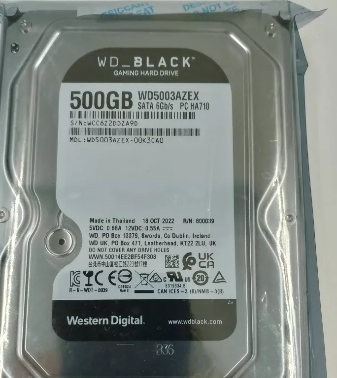 DYSK TWARDY WESTERN DIGITAL WD5003AZEX 500GB