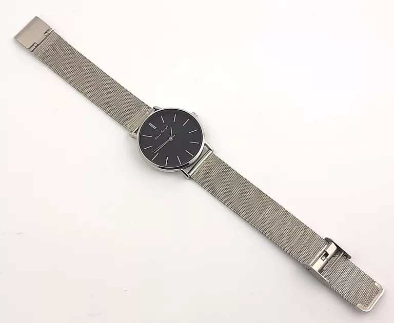 zegarek-damski-thierry-schaeffer-na-srebrnej-bransolecie-stan-uzywany