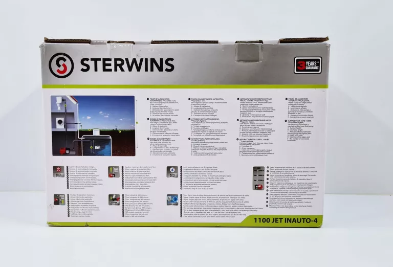 HYDROFOR BEZZBIORNIKOWY 1100W 4000 L/H STERWINS JET INAUTO-4