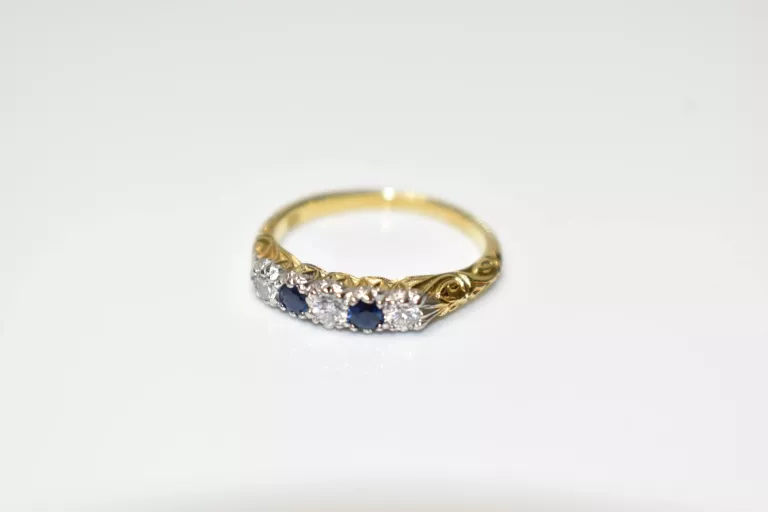 zloty-pierscionek-z-kamieniami-750-353g-r13-1x-diament-2x-szafir-rodzaj-2205-16