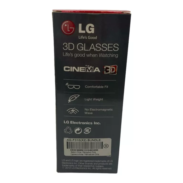 OKULARY LG CINEMA 3D GLASSES