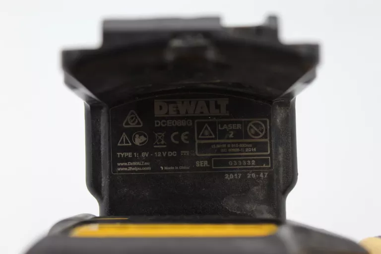 ZIELONY LASER KRZYŻOWY DEWALT DCE089G 3-WIĄZKOWY 360° ZASIĘG 30M