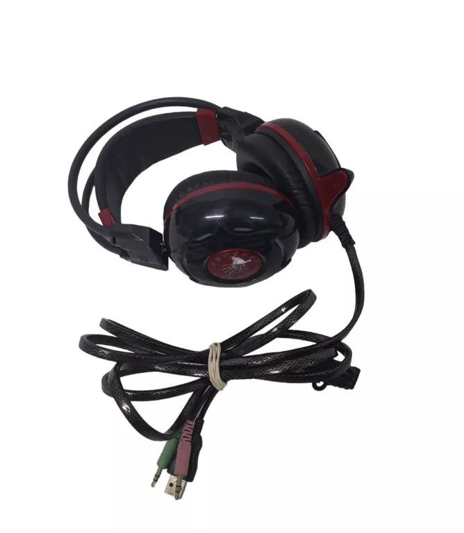 SŁUCHAWKI GAMINGOWE Z MIKROFONEM BLOODY RGB LED