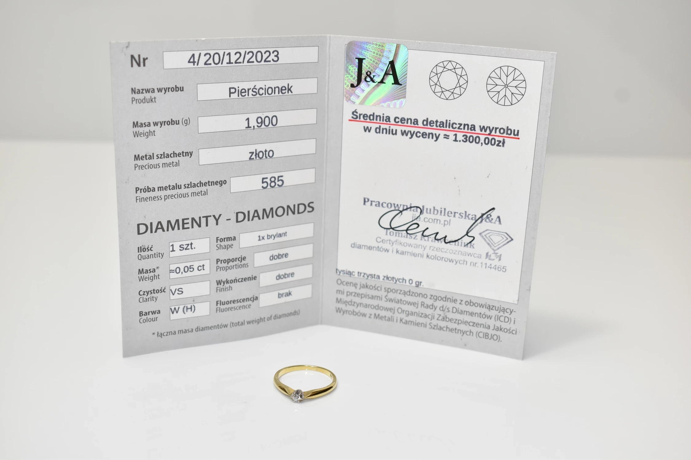 zloty-pierscionek-585-187g-r13-1x-brylant-005ct-kamien-17088-8