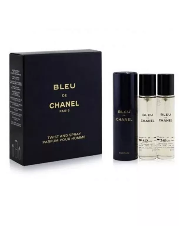 ZESTAW MĘSKI CHANEL BLEU DE 3X20 ML PERFUM PROMOCJA