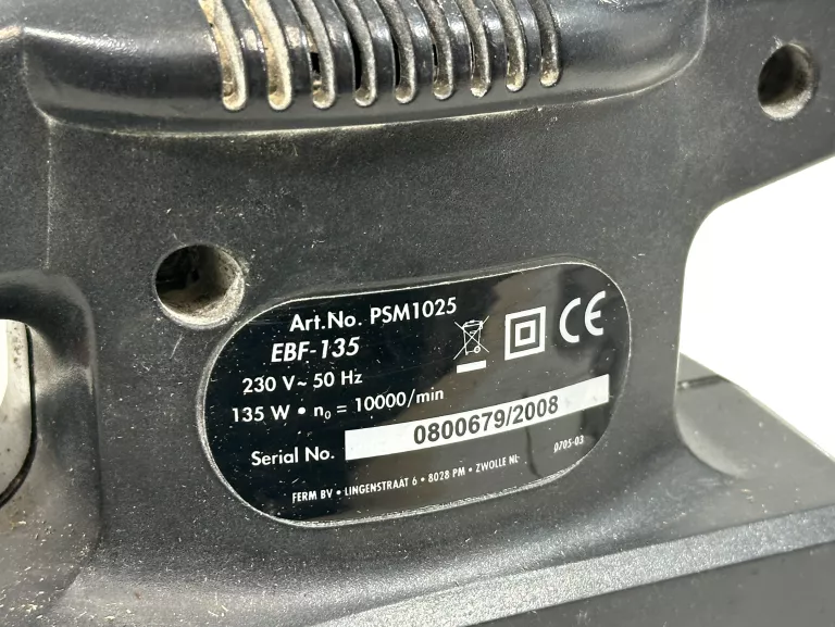 SZLIFIERKA WIBRACYJNA FERM EBF-135 PSM1025 ECONOMY