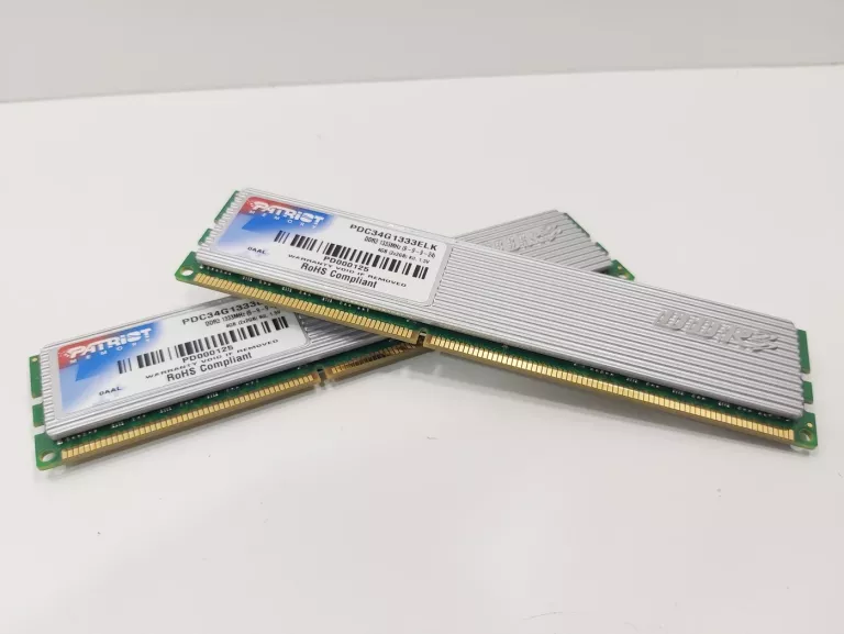 PAMIĘĆ 4GB (2X2GB) DDR3 PC3-10600 1333MHZ PATRIOT