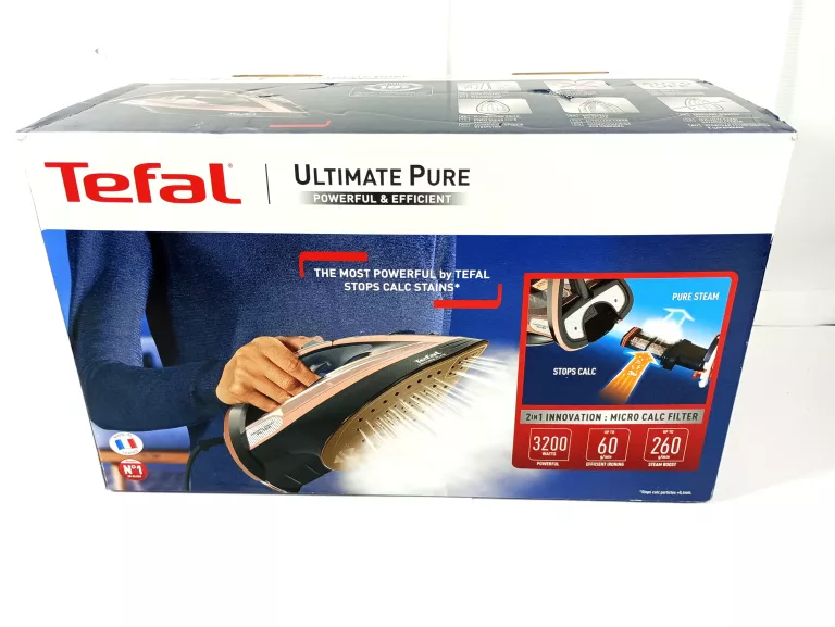 ŻELAZKO PAROWE TEFAL ULTIMATE PURE FV9845 3200W