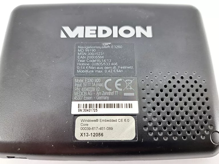 NAWIGACJA SAMOCHODOWA GPS MEDION E3260 M20