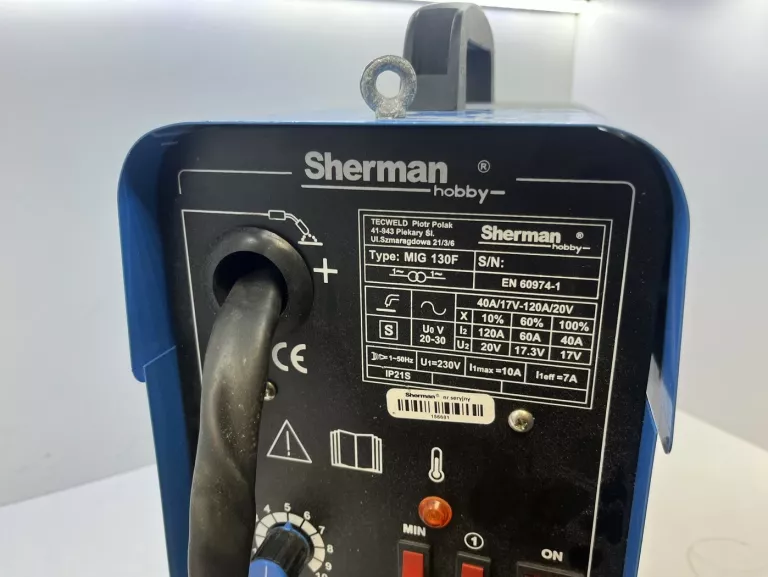 spawarka-migomat-bezgazowy-sherman-130f-mig-mag-stan-uzywany
