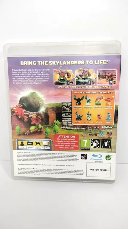 GRA NA PS3 SKYLANDERS GIANTS + FIGURKI