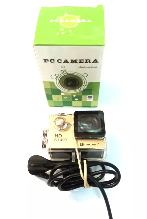 KAMERA INTERNETOWA PC MINI 2 MP KAMERKA TRACER SJ 400HD SILVER + OSŁONA